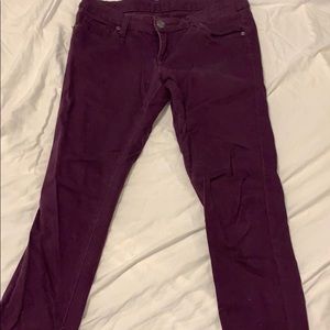 Purple jeggings